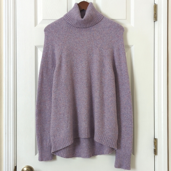 J. Crew Sweaters - J. Crew Classic Supersoft Knit Wool & Alpaca Blend Turtleneck Sweater Lavender M